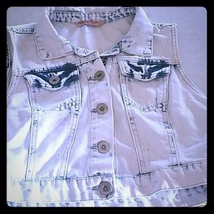 Crop top Jean jacket